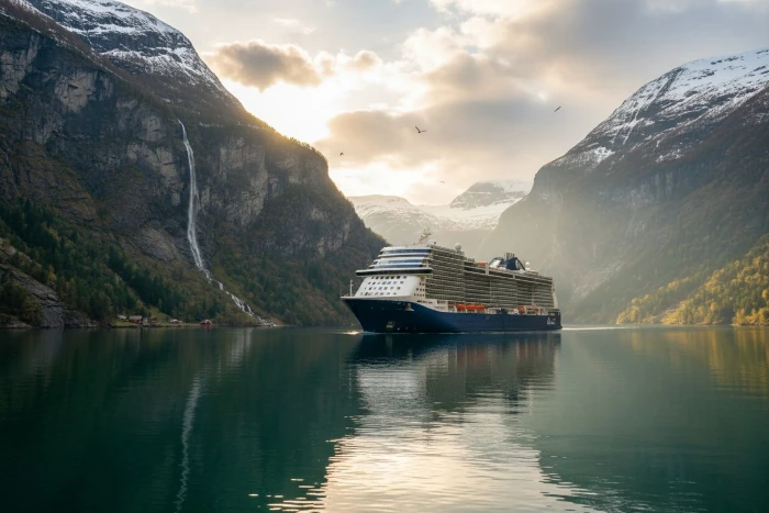 MSC Euribia dans les fjords
